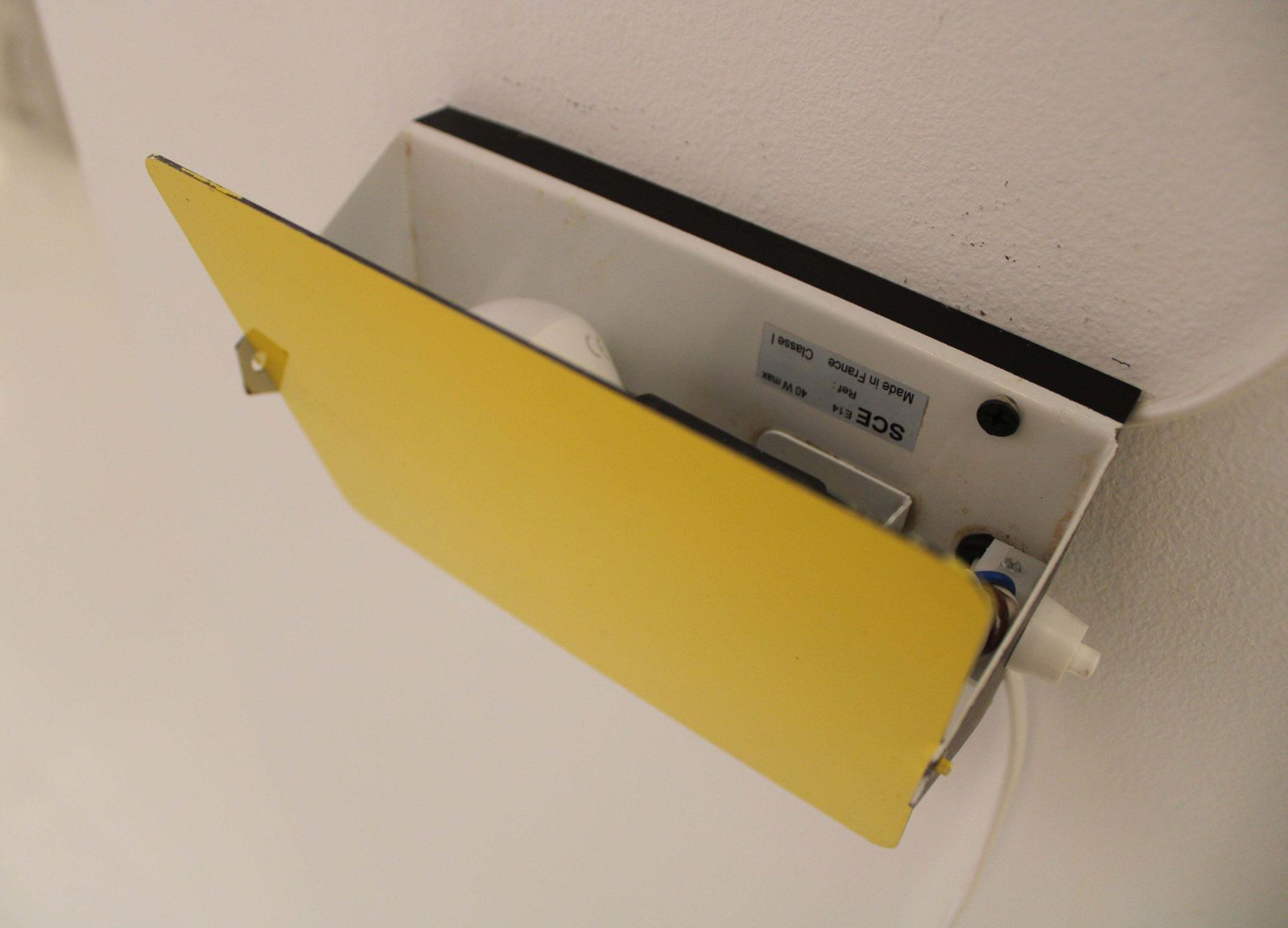 Mid Century Modern Charlotte Perriand Mod. Cp1 Pair Of Yellow French Sconces photo furniture