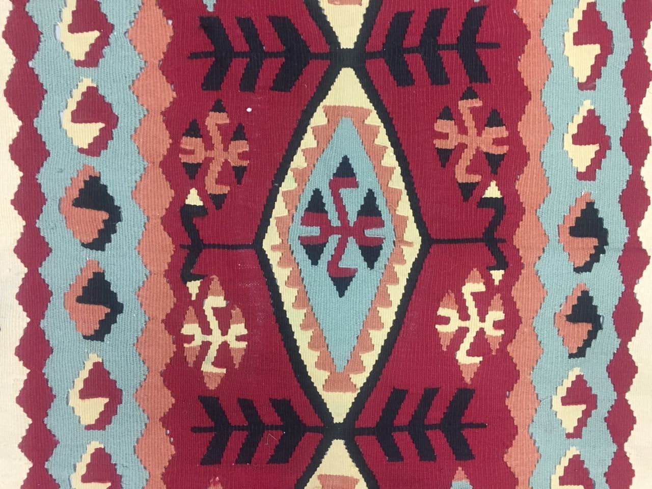 Vintage Turkish Kilim Kelim Rug 155x93cm Shabby Wool, Country Home, Boho photo buy
