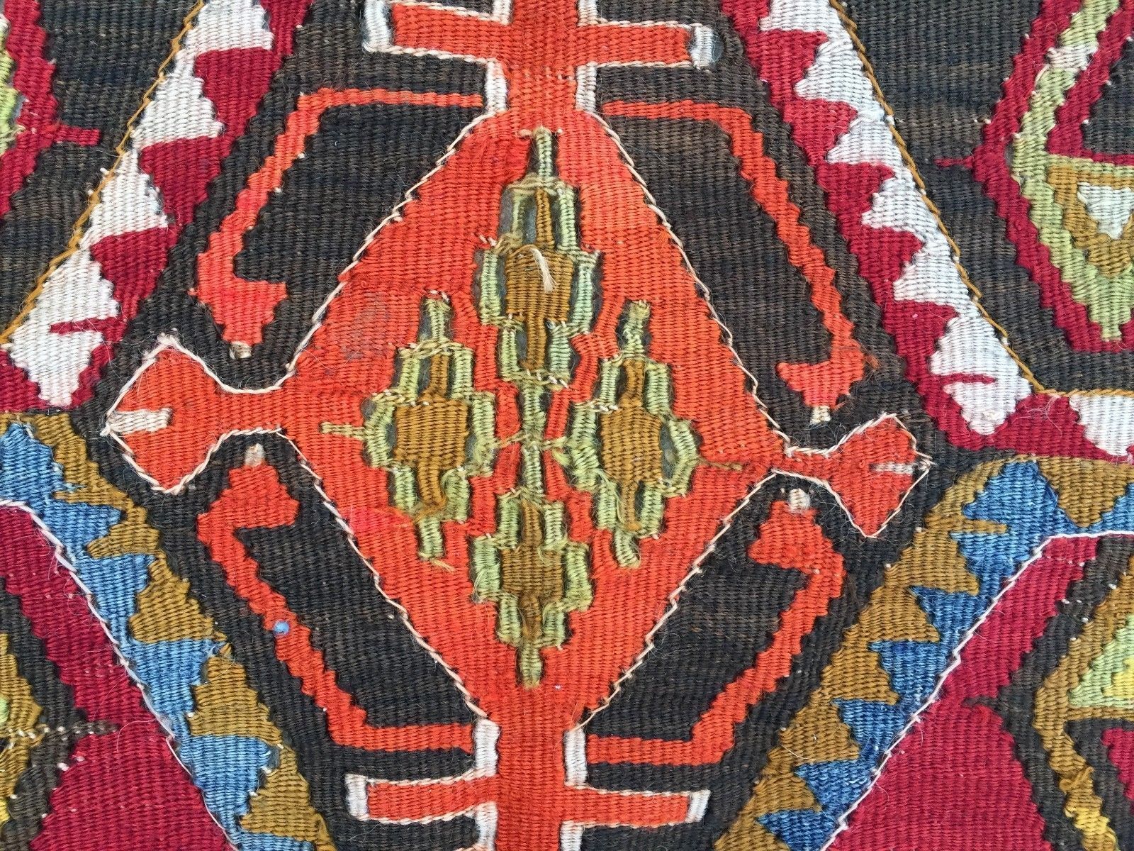 Vintage Turkish Kilim Kelim Rug  358x164cm Shabby Chic Wool, Country Home, Boho photo buy