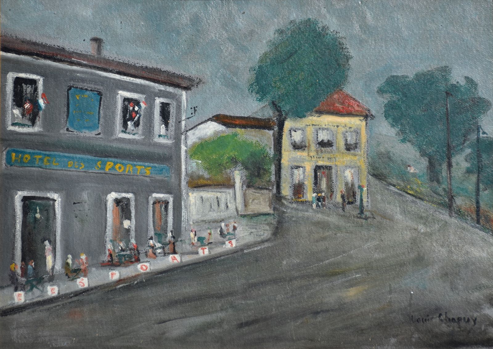 Louis Chapuy, Hôtel Des Sports (Circa 1950)