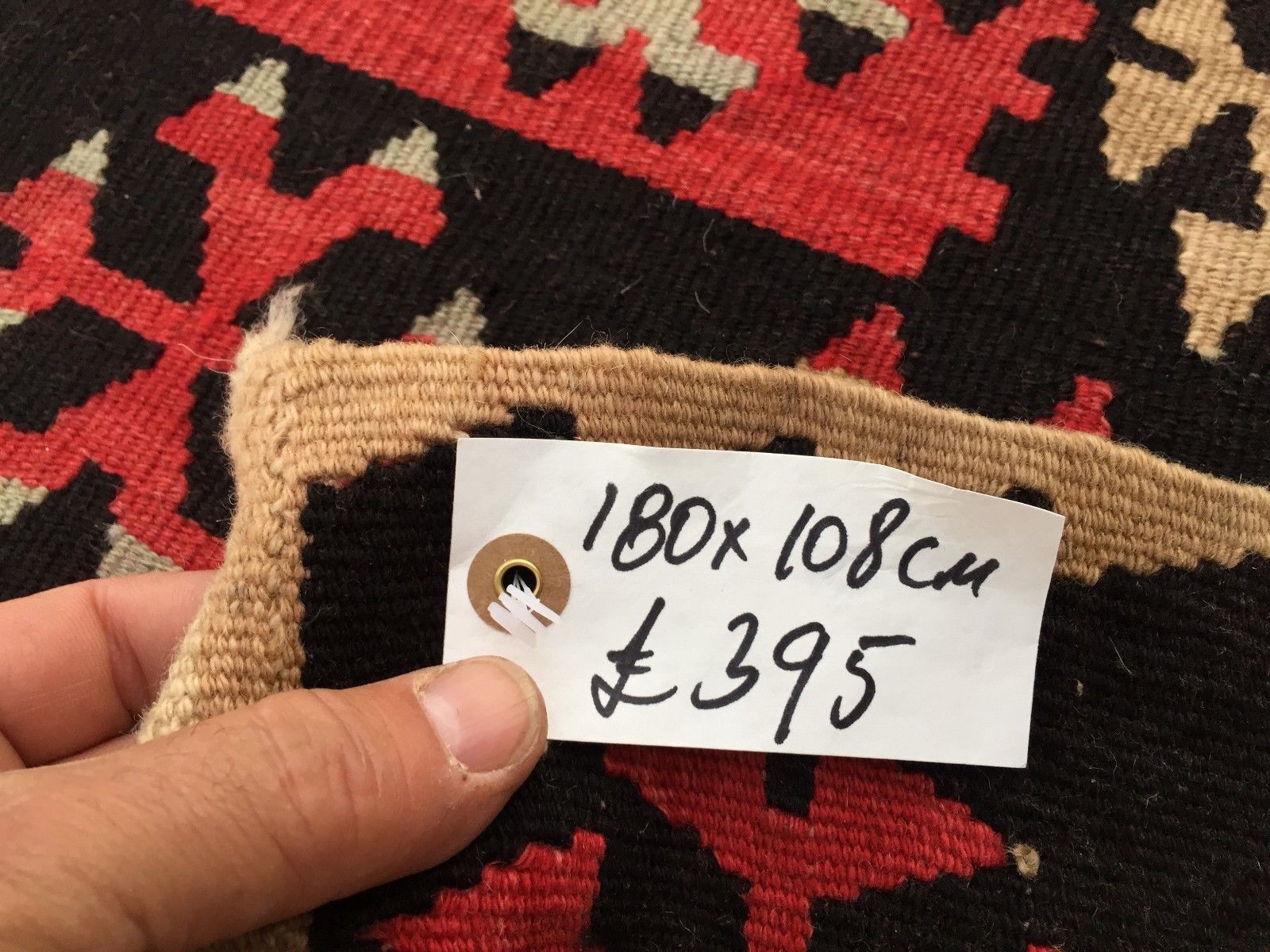 Antique Turkish Kilim Rug 180x108cm Shabby Vintage Old Wool Country Home Kelim photo vintage