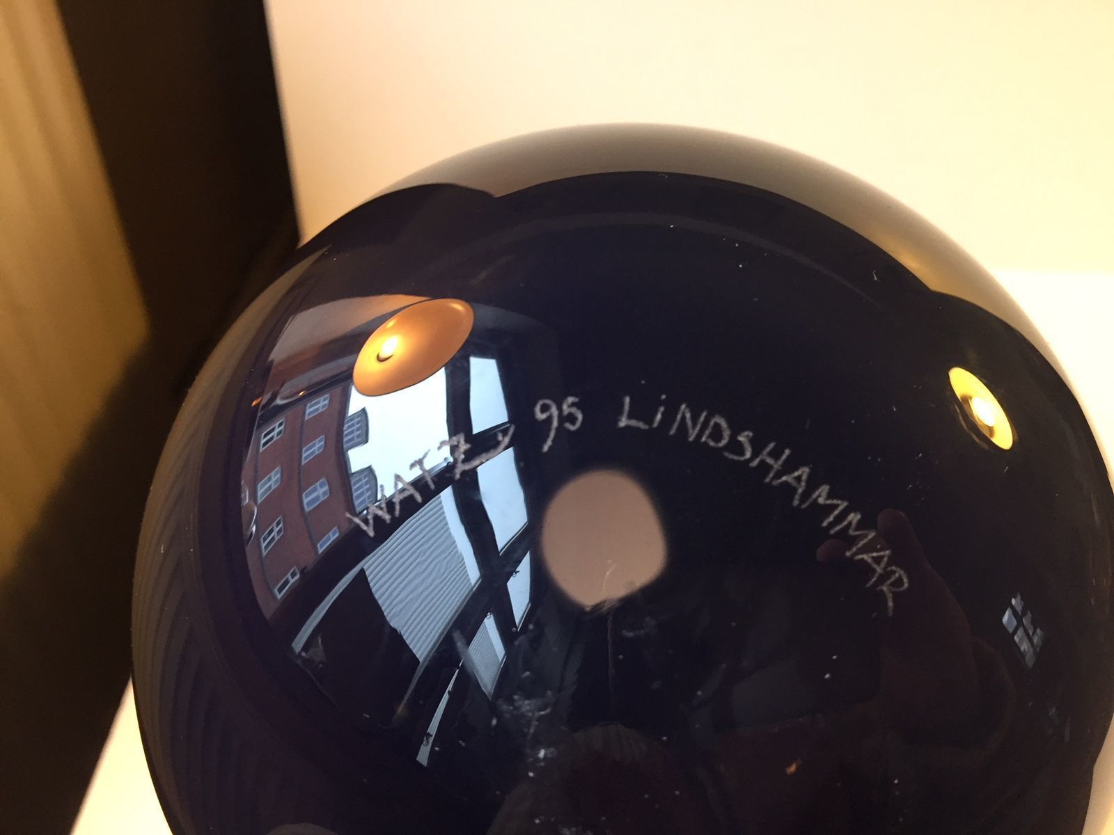 Rocking Spherical Glass Vase By Birgitta Watz For Lindshammar, 1995 photo for sale