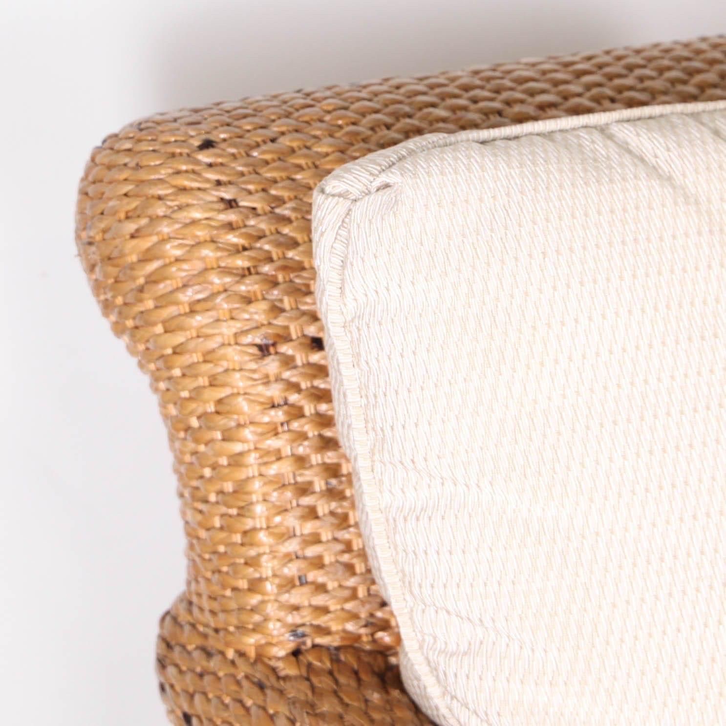 Pair Of Seagrass Bergere Chairs photo furniture