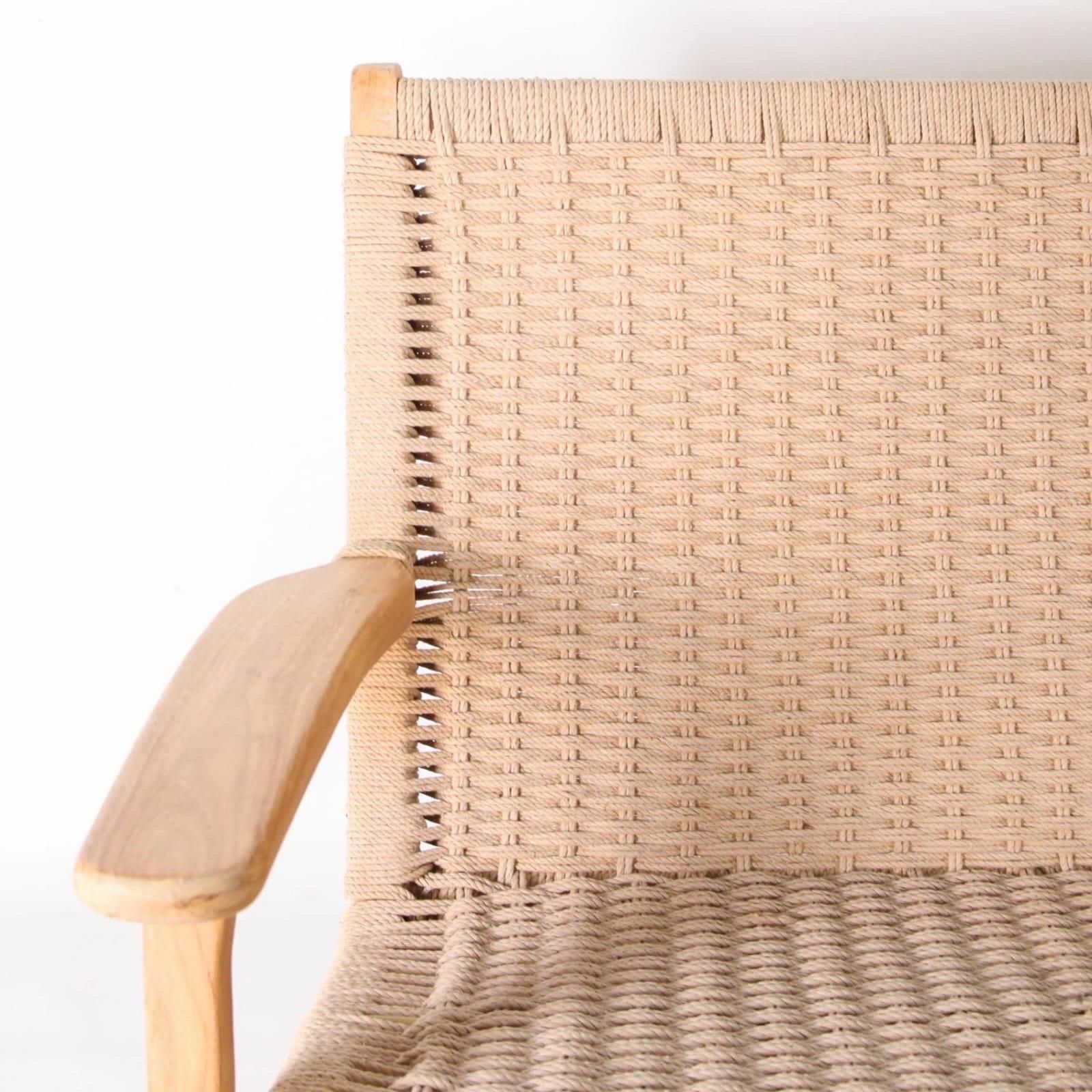 Braided Rope And Wood Lounge Set photo 2898.0