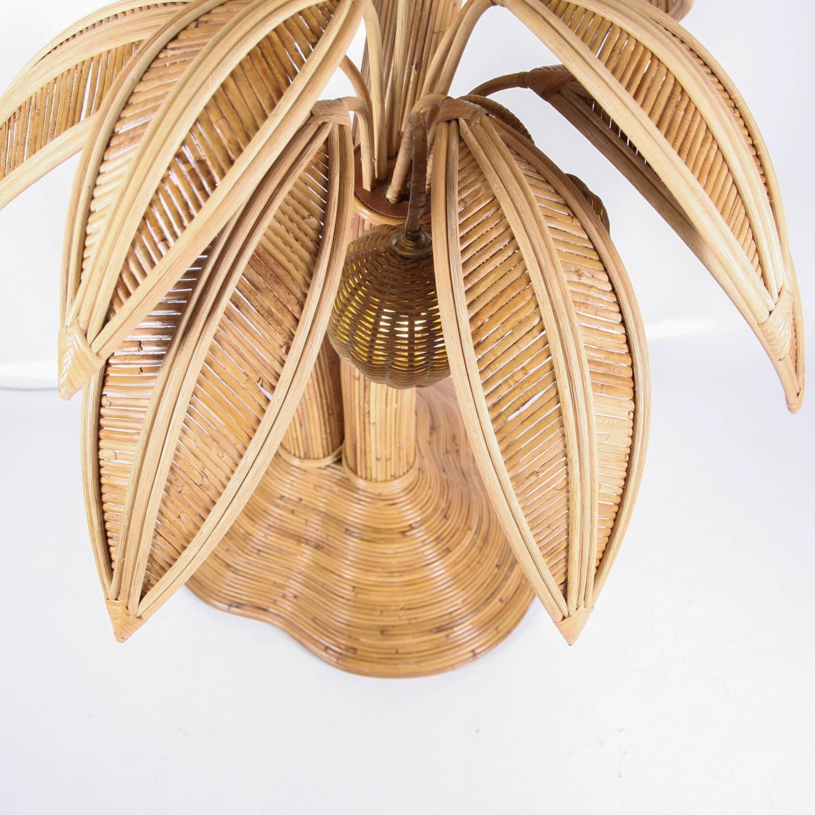 Rattan Xxl Coconut Tree / Palm Tree Floor Lamp photo 3837.0