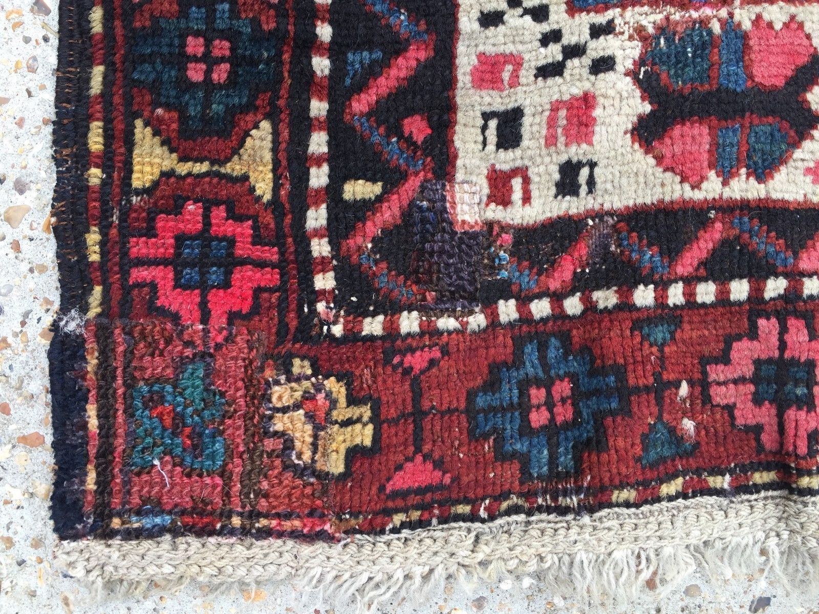 Old Kazak Rug 140x105cm Wool Oriental Hand Made Carpet photo buy