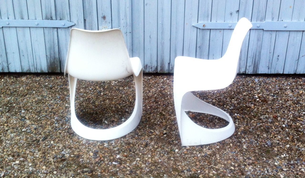A Line 290 Stoelen Van Steen Ostergaard Voor Cado, Jaren 1970, Set Van 2 photo vintage