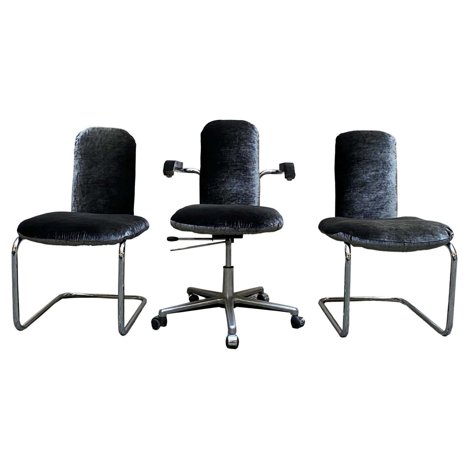 Kazuhide Takahama For Simon Gavina Set Of Three Chairs, Italy, 1970s