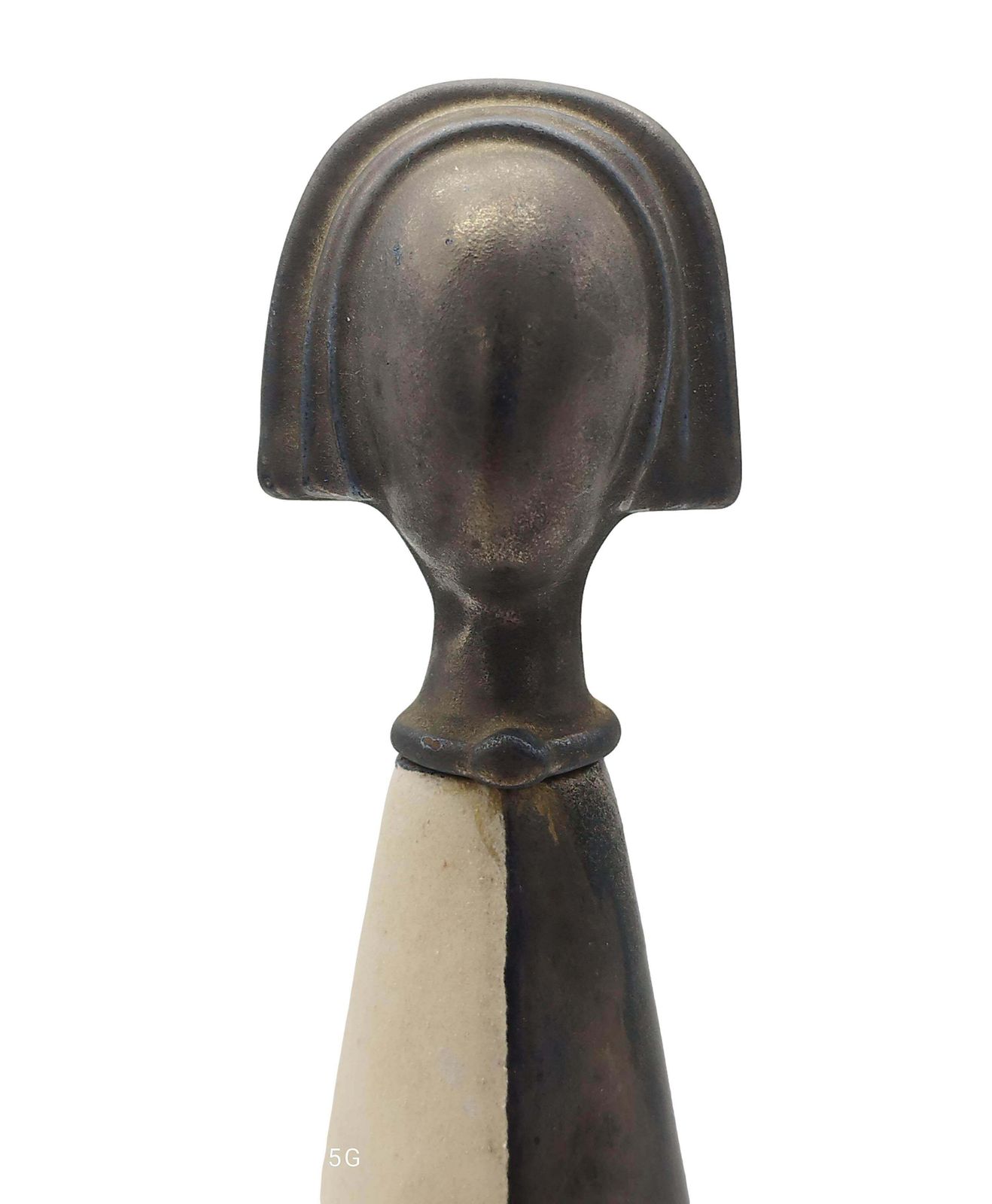 photo for sale Ceramiche Chiminazzo Pair Of "His And Her" Ceramic Bottles, Italy 1970s