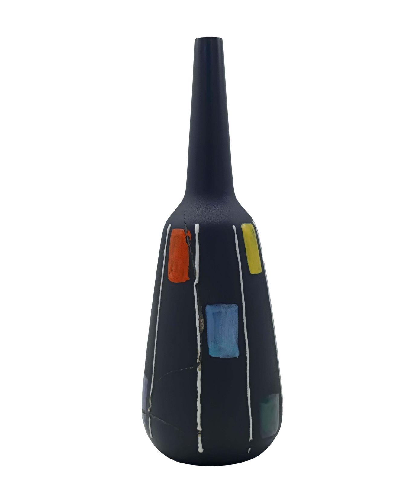 Nino Strada For Deruta Attrib. Ceramic Vase, Italy 1960s photo furniture