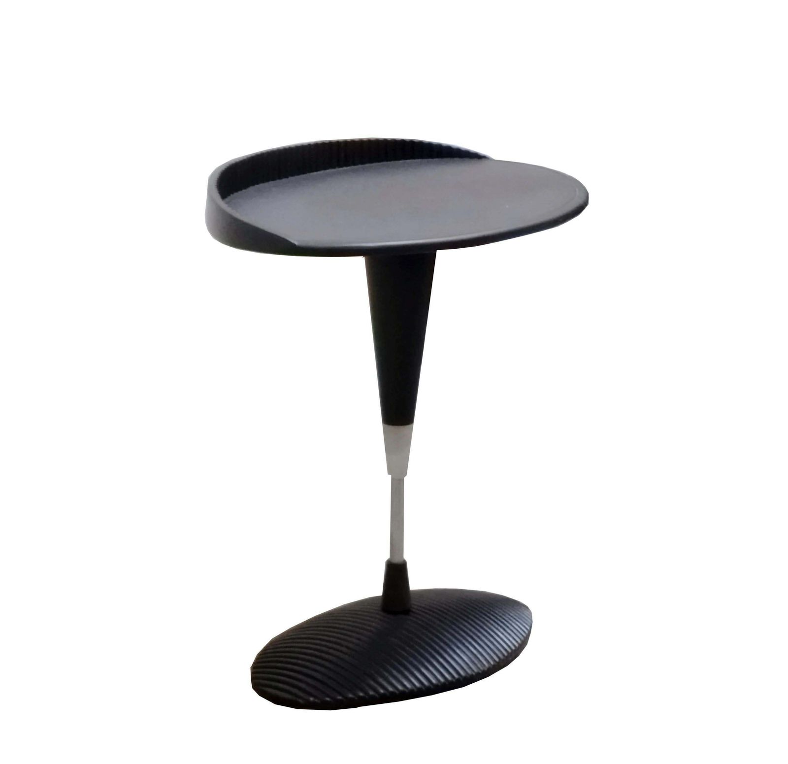 Philippe Starck Style Metal And Acrylic Side Table, Italy 1970s photo for sale