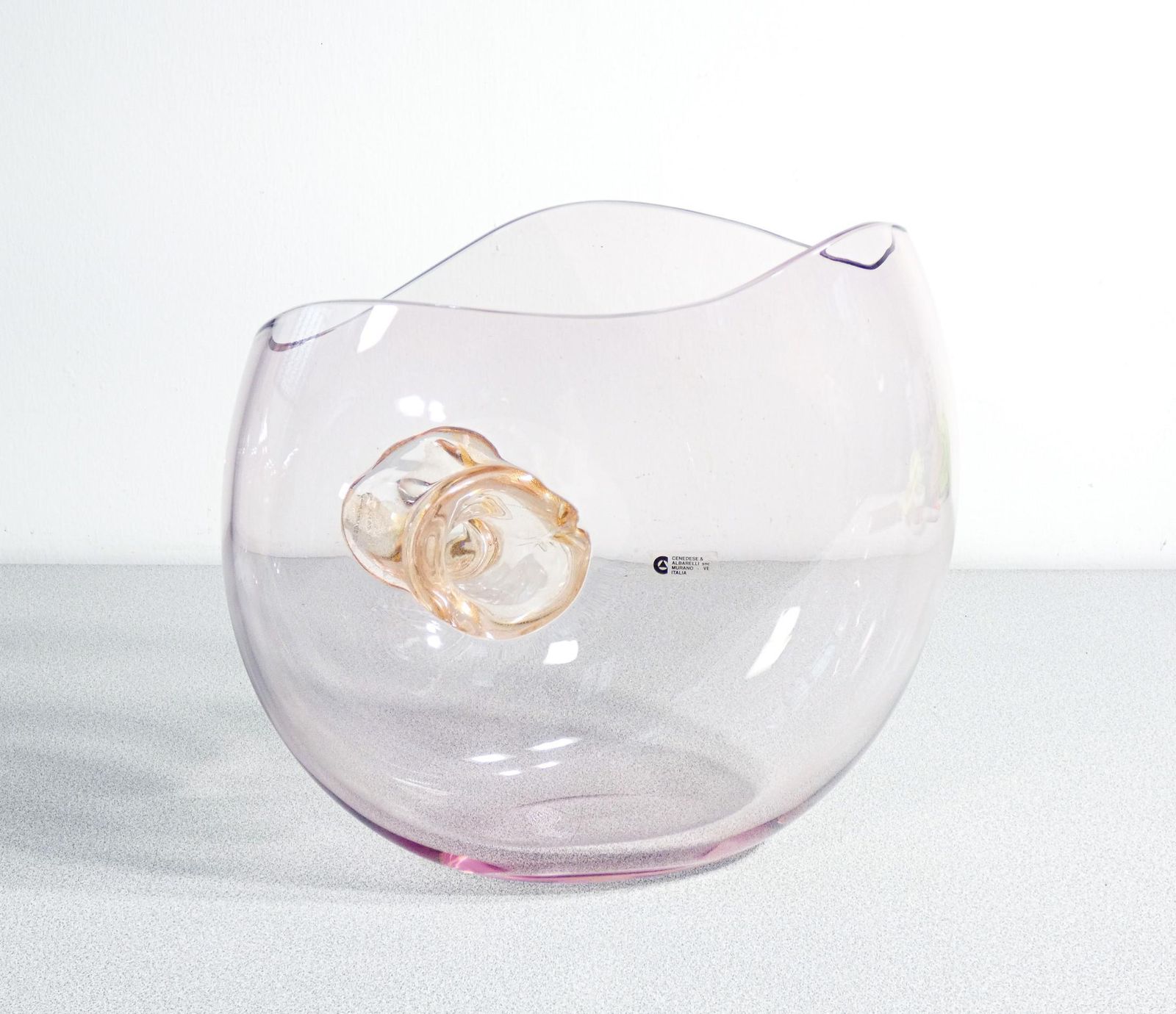 Blown Glass Vase, Design Gino Cenedese & Maurizio Albarelli. Murano, 1960s photo furniture