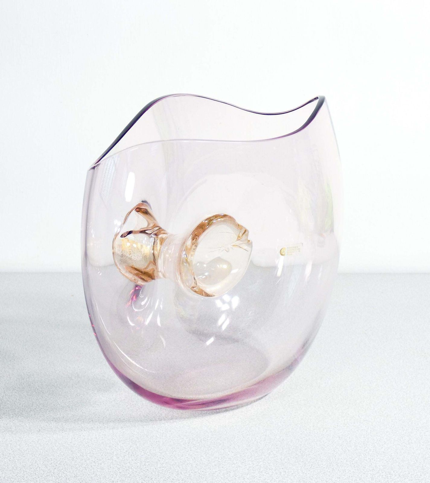 Blown Glass Vase, Design Gino Cenedese & Maurizio Albarelli. Murano, 1960s photo Home Decor