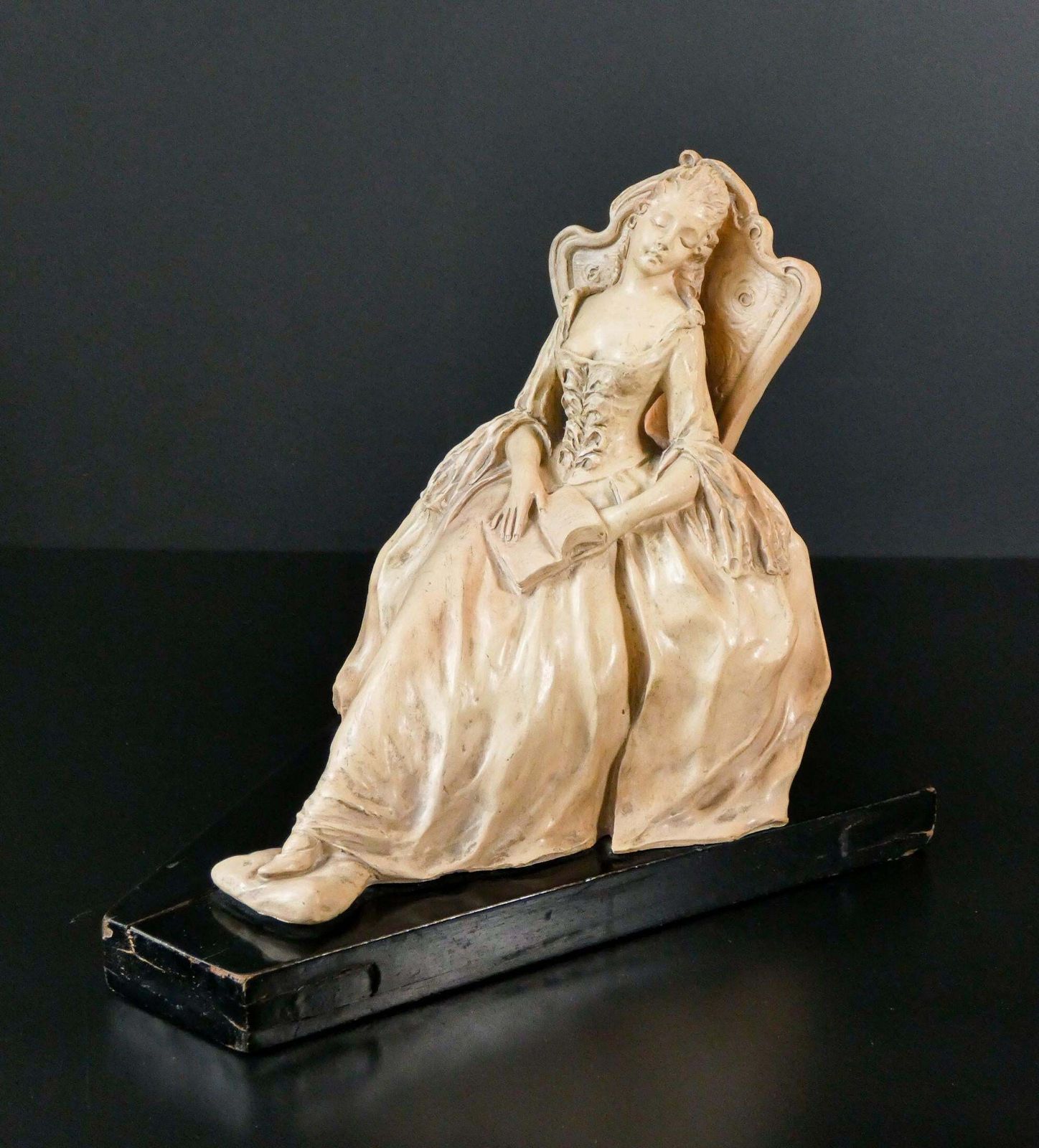 Terracotta Sculpture By Arturo Pannunzio, Sleeping Lady, Italy, 1940 photo furniture