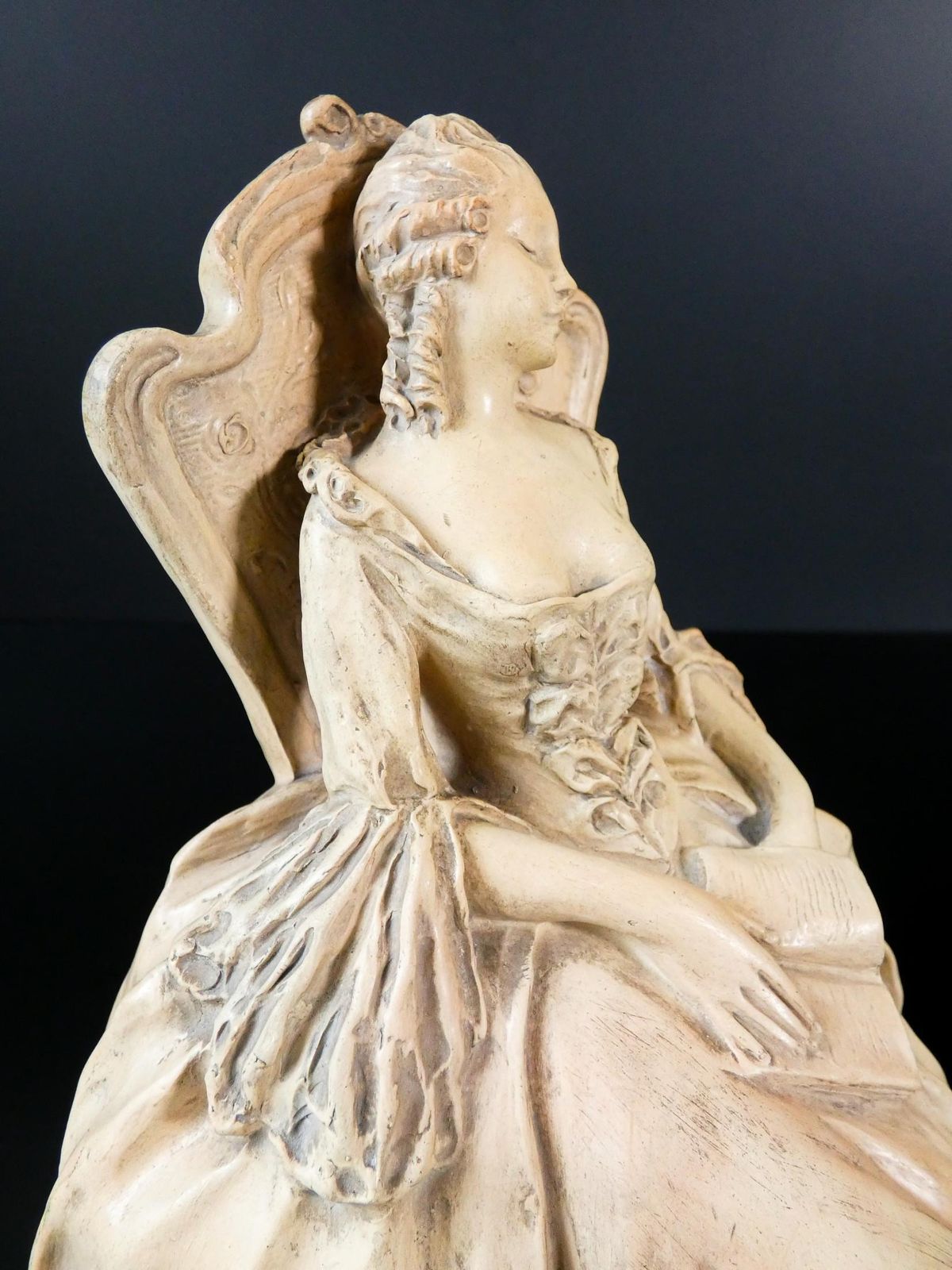 Terracotta Sculpture By Arturo Pannunzio, Sleeping Lady, Italy, 1940 photo buy
