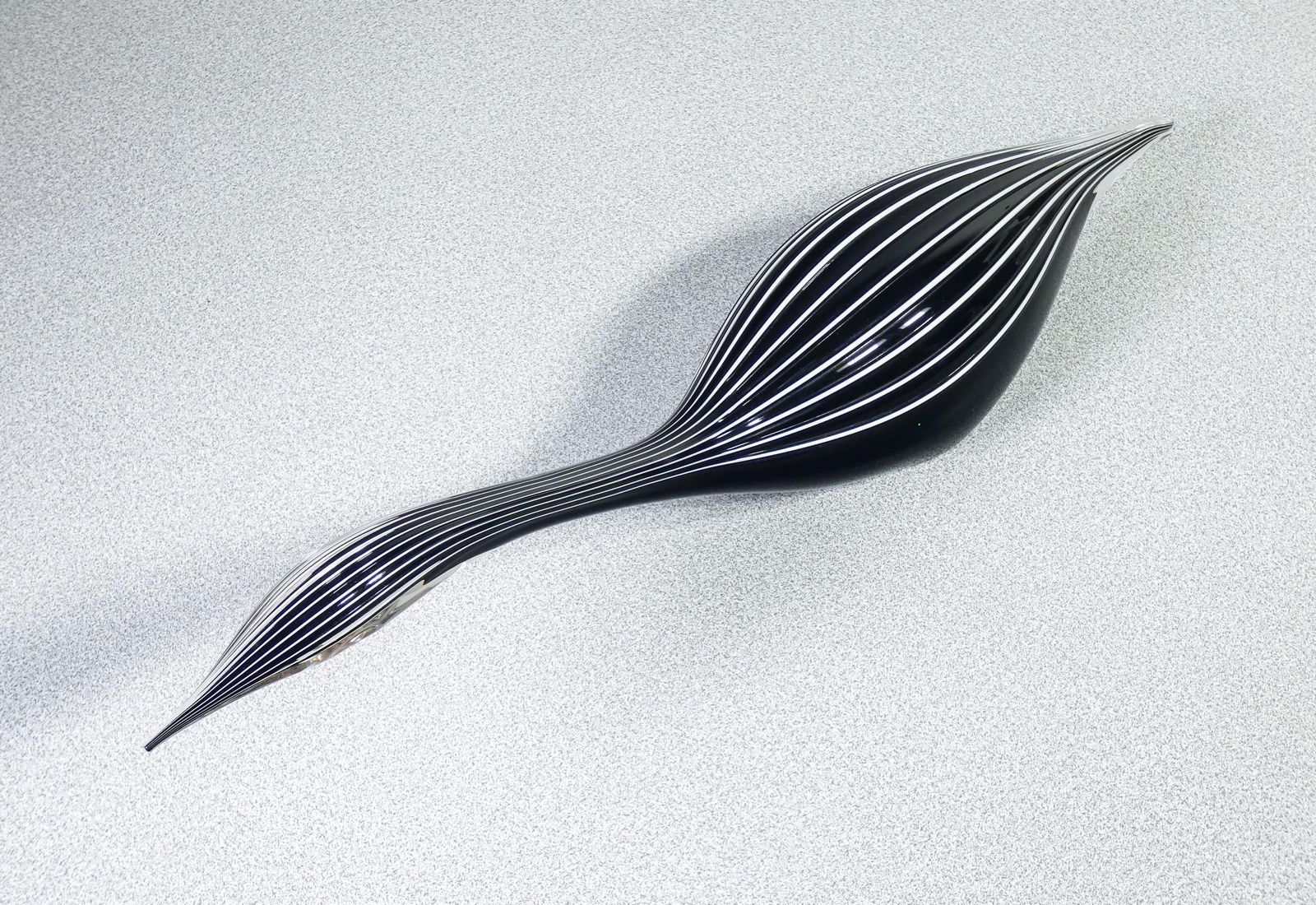 Scultura In Vetro Soffiato "Cigno Nero", Design Di Livio Seguso. Murano, Anni 80 photo 512.0