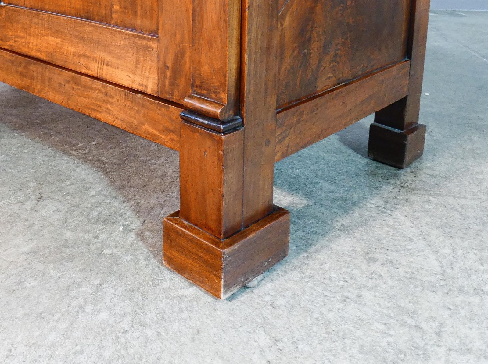 photo buy Large Empire Style Sideboard Bookcase Made Of Solid Walnut Wood. Early 19th Century