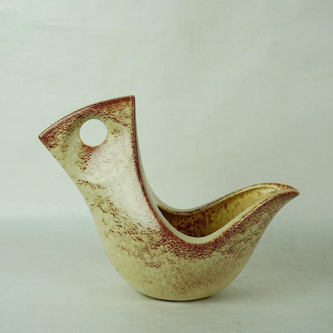 Italian Midcentury Ceramic Pitcher By Roberto Rigon For Bertoncello photo vinterior