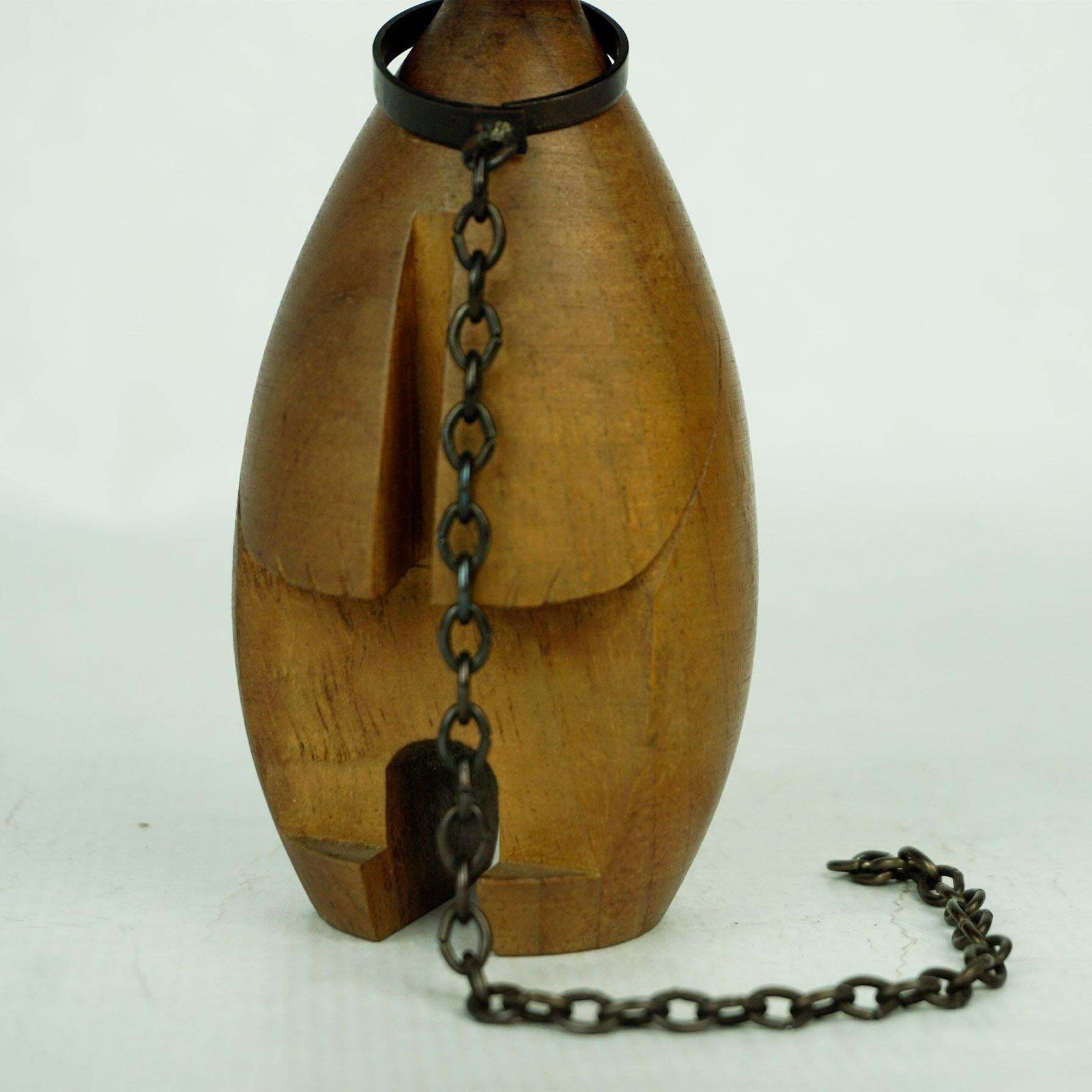 Austrian Midcentury Walnut Bear On A Chain By Werkstätte Hagenauer photo buy
