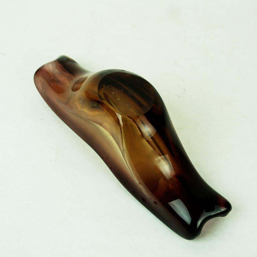 Brown Sommerso Glass Bowl By Flavio Poli For Seguso Murano Italy photo buy
