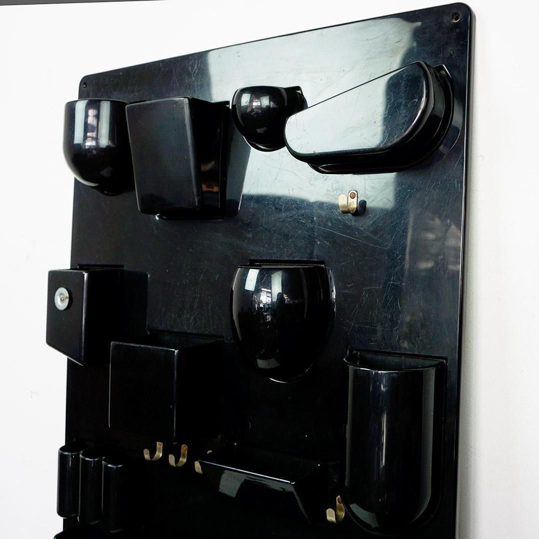 photo for sale Black Utensilo II Wall Organizer By Dorothee Maurer Becker, Germany 1970s