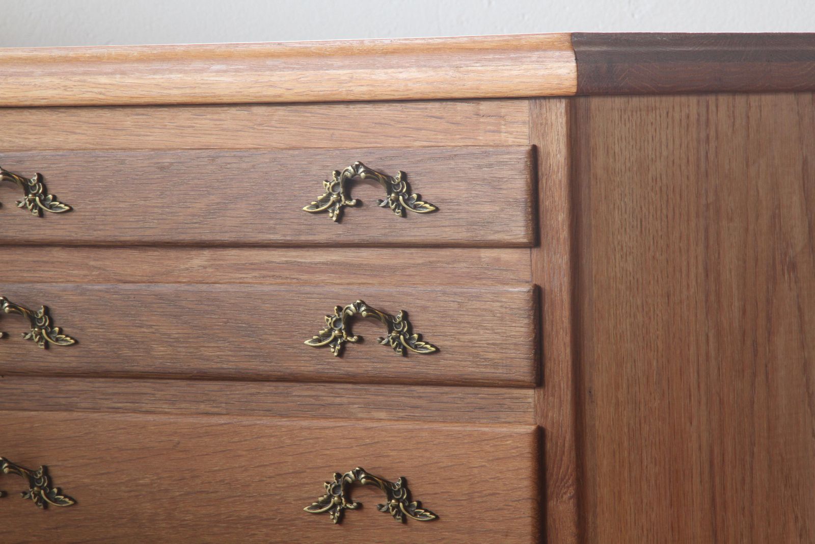 Danish 1960s Highboy 6 Drawer Dresser In Oak photo buy