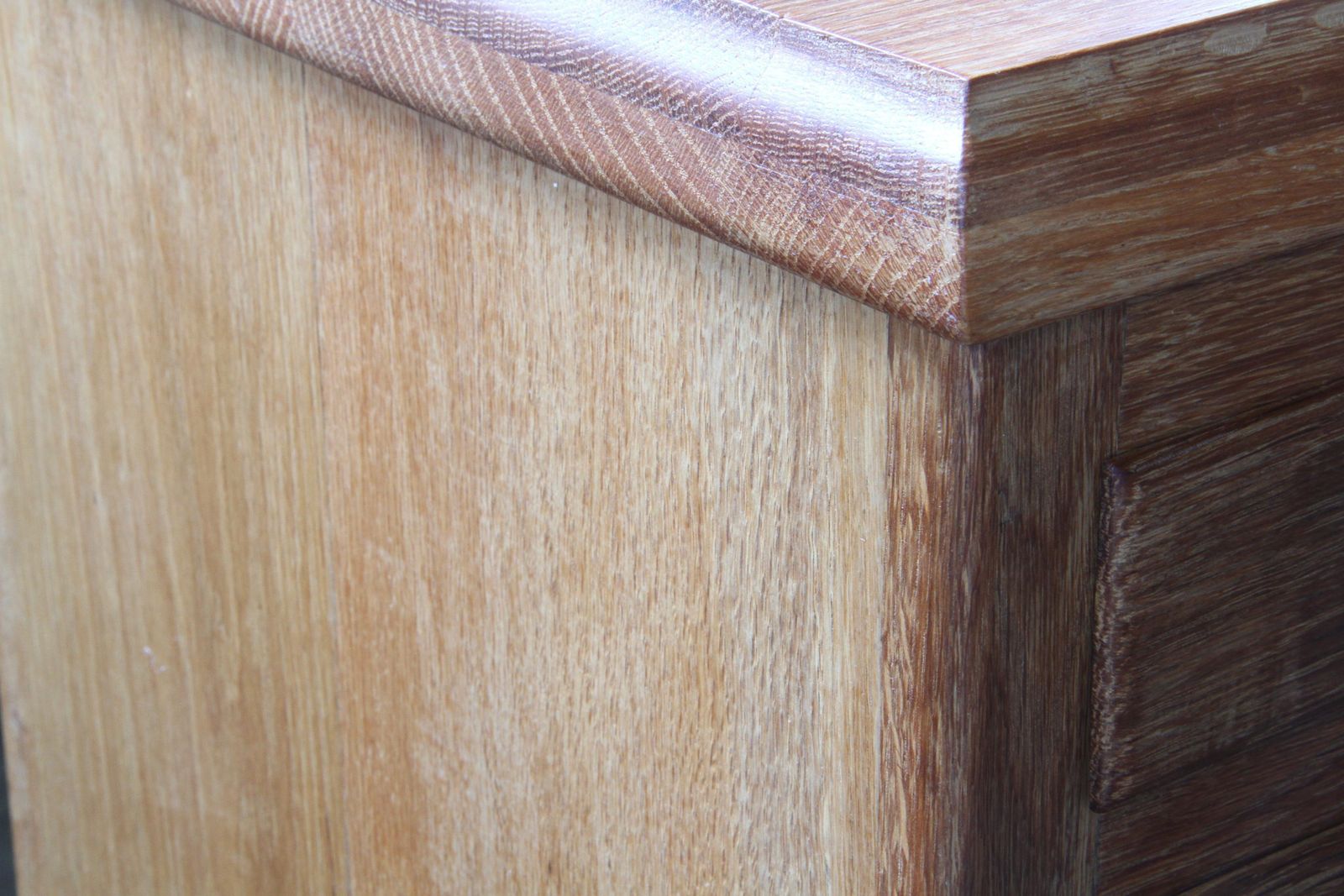 photo vintage Danish 1960s Highboy 6 Drawer Dresser In Oak