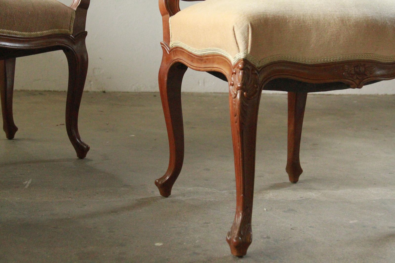 Furniture Antique Louis XV Chairs, French photo