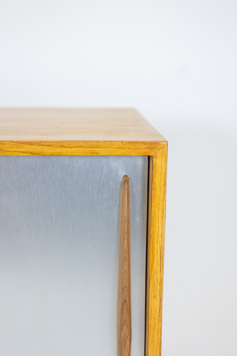 Low Ash Sideboard With Sliding Doors. 1960s. photo buy