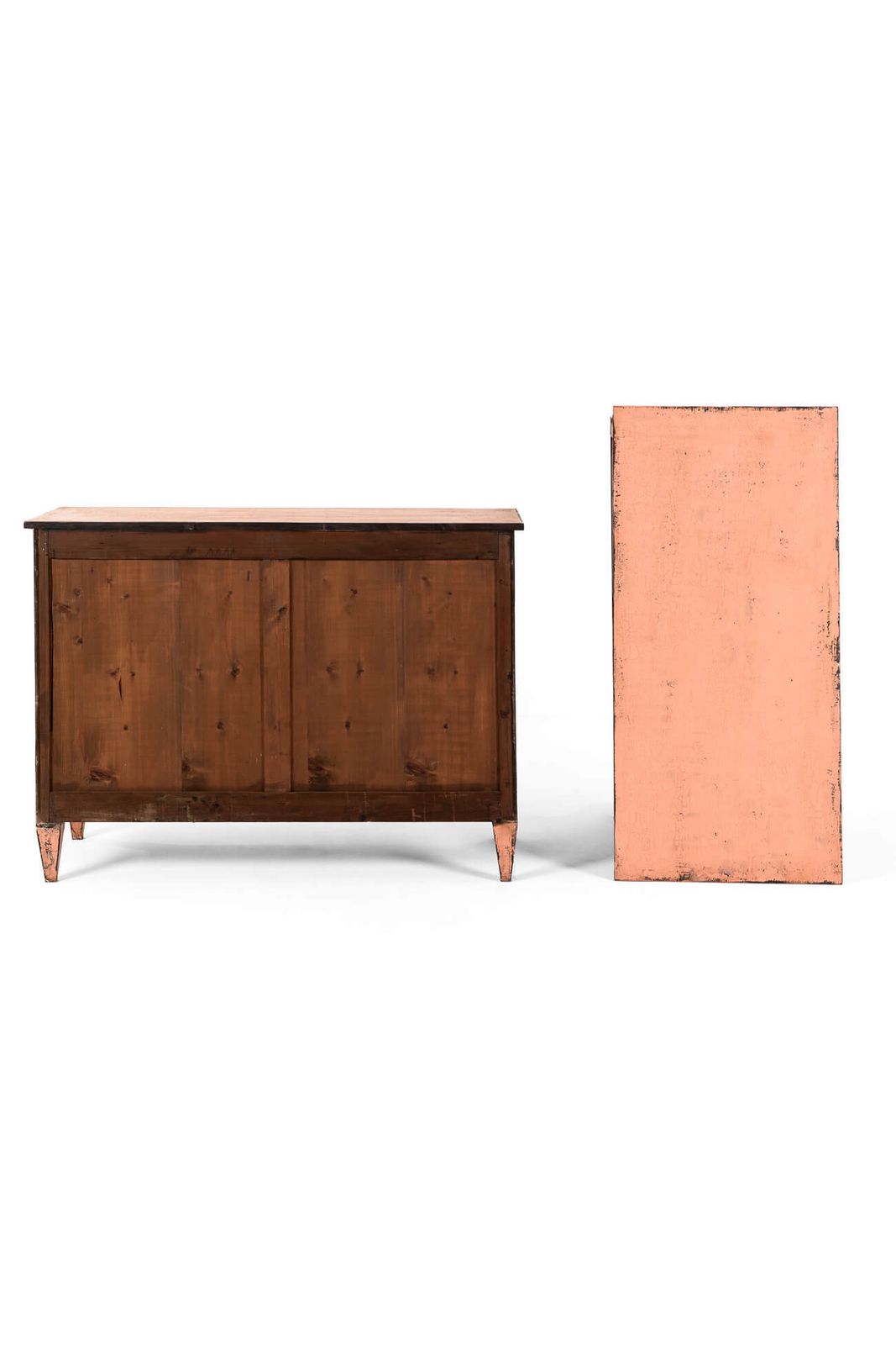 4583.0 Pair Of Pink Spanish Chests Of Drawers photo