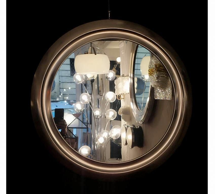 Sergio Mazza Round Wall Mirror, Italy, 1960s photo buy