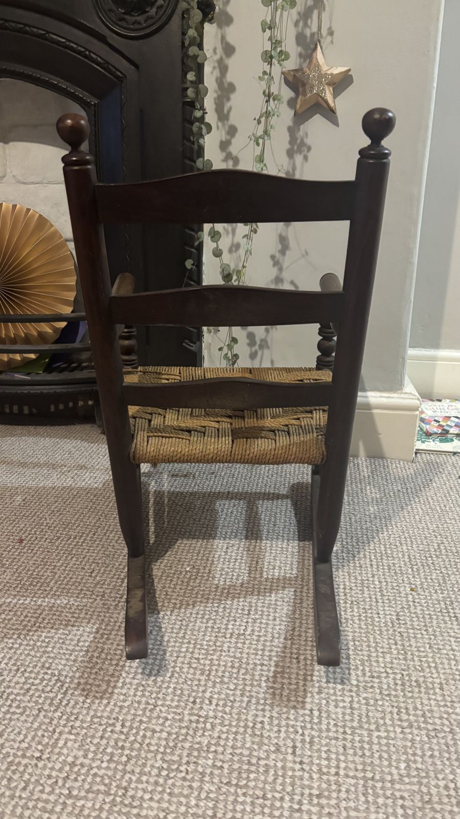 Antique Toddler Rocking Chair photo furniture