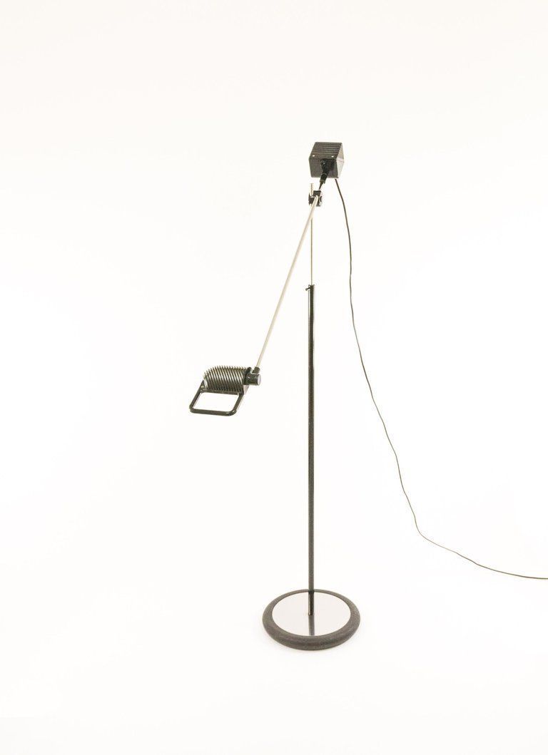Pair Of Maniglia Floor Lamps By De Pas, D'urbino And Lomazzi For Stilnovo, 1970s photo 1720.0