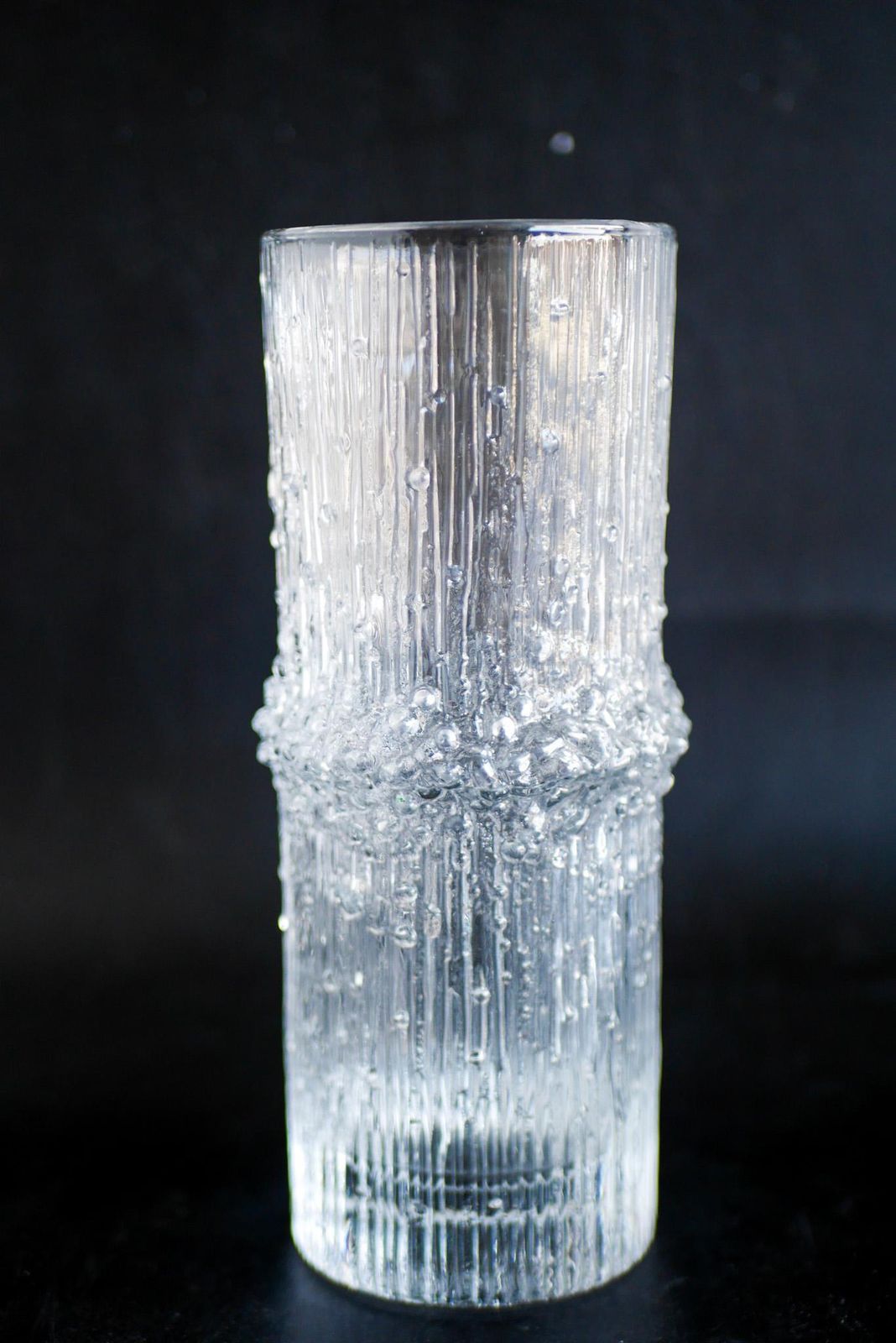 Finnish Art Glass Vase, Known As “Niva”, Made By Tapio Wirkkala For Iittala photo 221.0