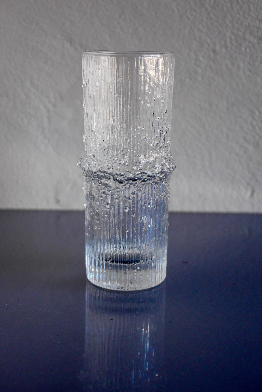 221.0 Finnish Art Glass Vase, Known As “Niva”, Made By Tapio Wirkkala For Iittala photo