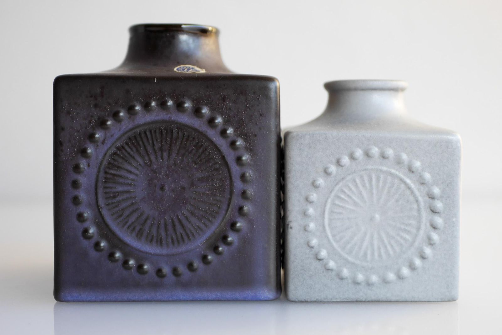 Pair Of Vases By Göran Andersson For Upsala Ekeby, Sweden, 1960s photo vinterior