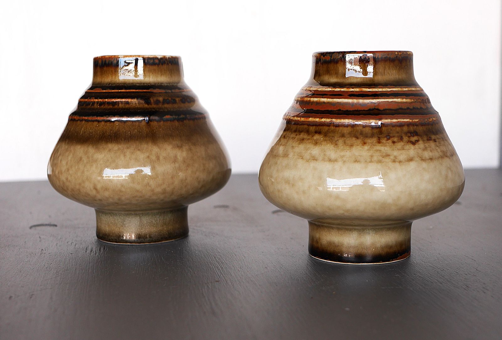 Woonaccessoires Paar Vazen Van Olle Alberius Uit De 'Bamboo' Serie Voor Rörstrand photo