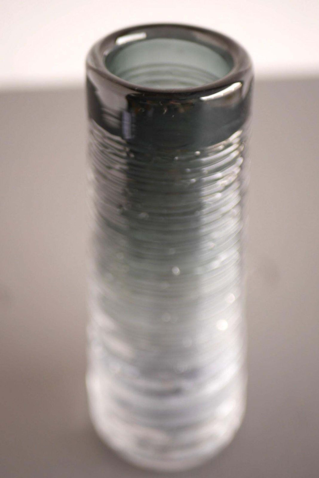 340.0 Crystal Glass Vase Made And Signed By Bengt Edenfalk For Skruf, Sweden, 1970s photo