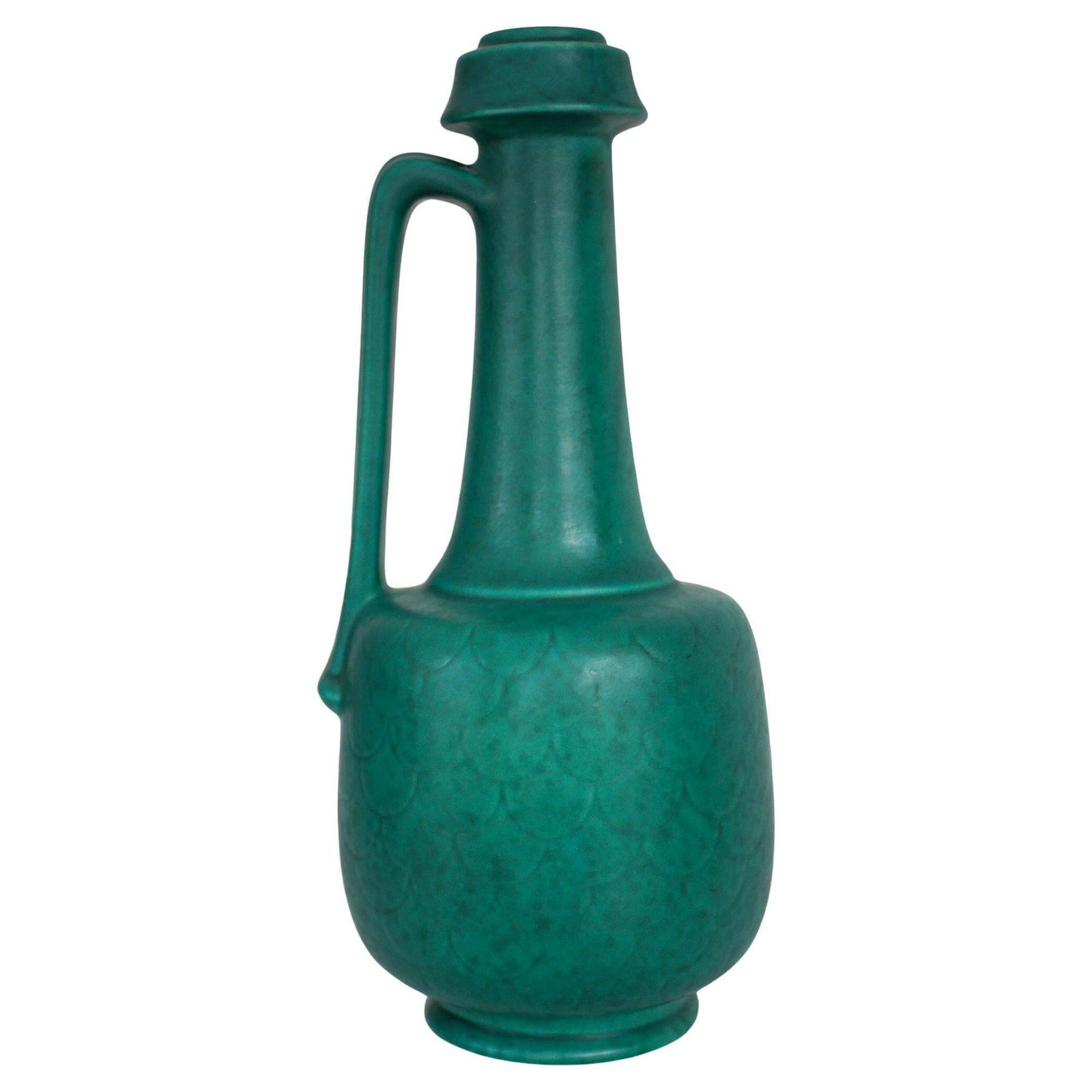 Swedish Grace 1930s Large Art Deco Argenta Vase By Wilhelm Kåge For Gustavsberg photo for sale