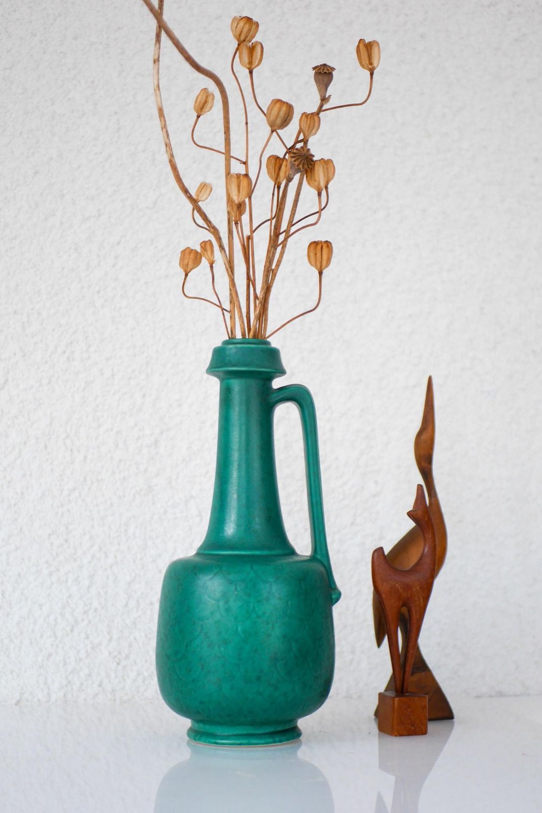 Swedish Grace 1930s Large Art Deco Argenta Vase By Wilhelm Kåge For Gustavsberg photo vinterior