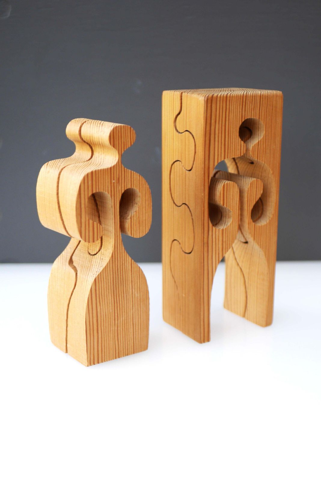 Houten Puzzelsculptuur Van Gunnar Kanevad Voor Gamla Linköping, Zweden, 1962 photo furniture