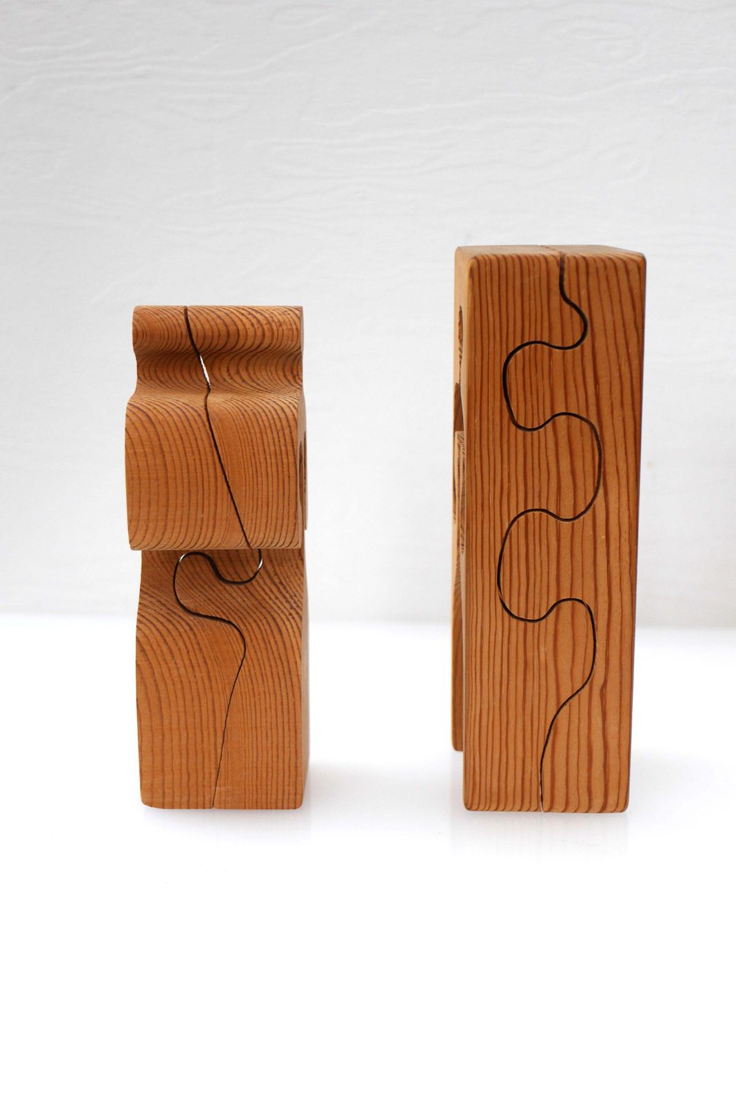 photo furniture Houten Puzzelsculptuur Van Gunnar Kanevad Voor Gamla Linköping, Zweden, 1962