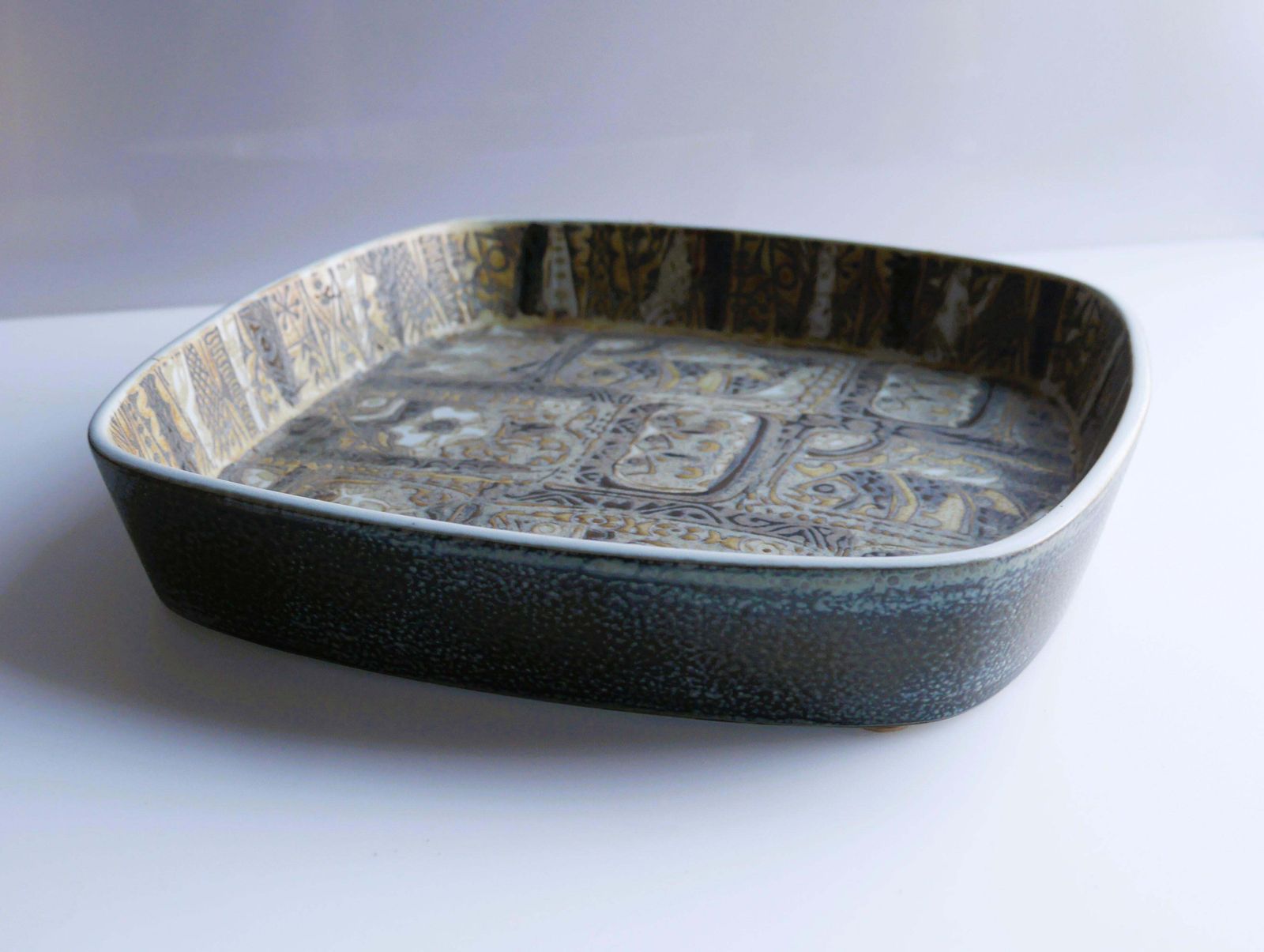 Faience Bowl Or Plate By Nils Thorssen From Royal Copenhagen photo furniture