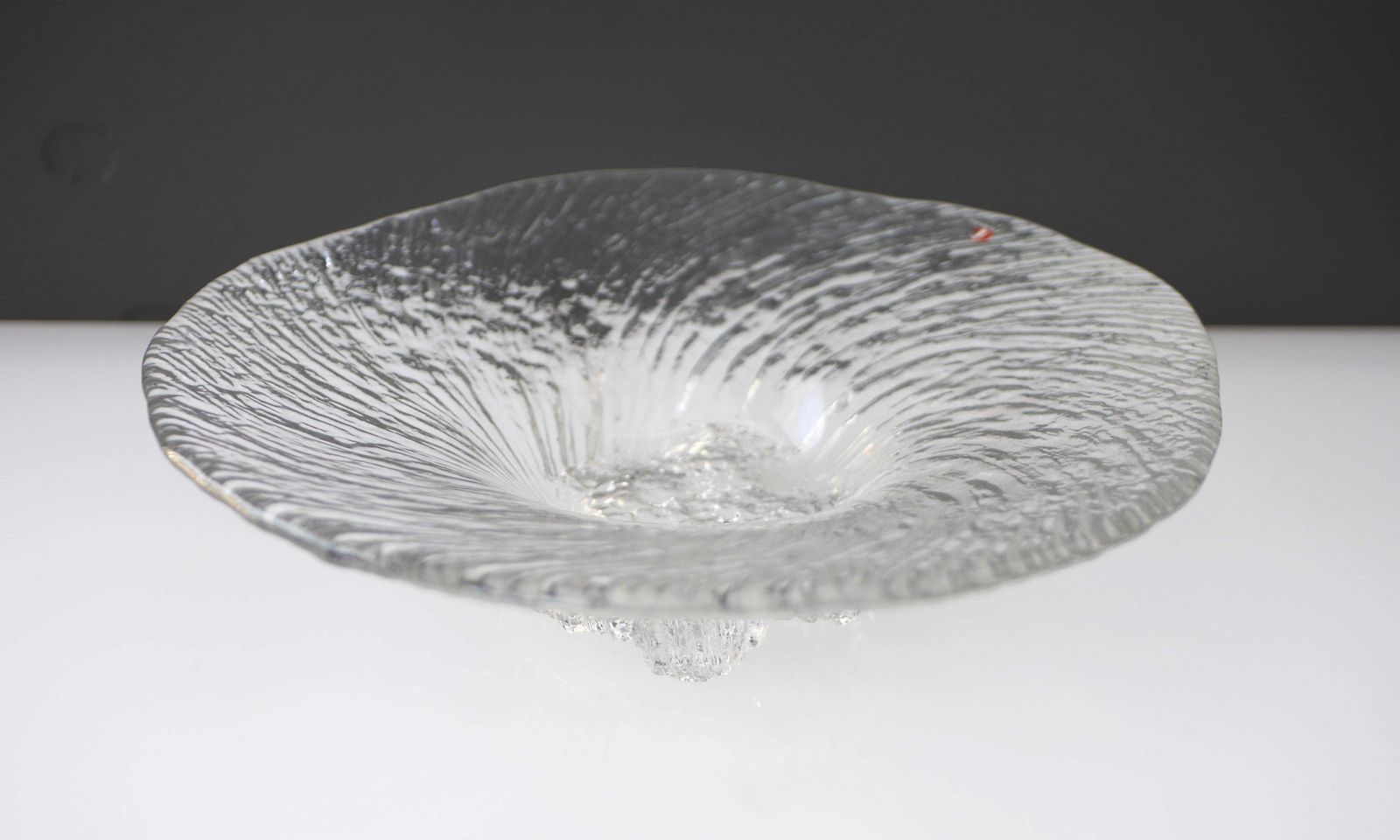 Finnish Art Glass Design, A Bowl “Avanti” Made By Tapio Wirkkala For Iittala.