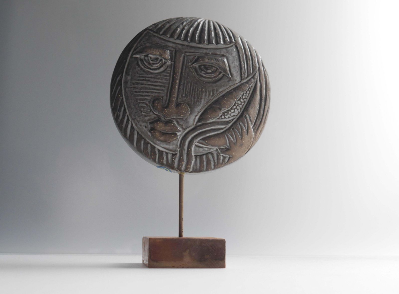 Beeld Bekend Als "The Zodiac" Van Lars Bergsten Voor Upsala Ekeby, Zweden, Jaren 1960 photo Kunst