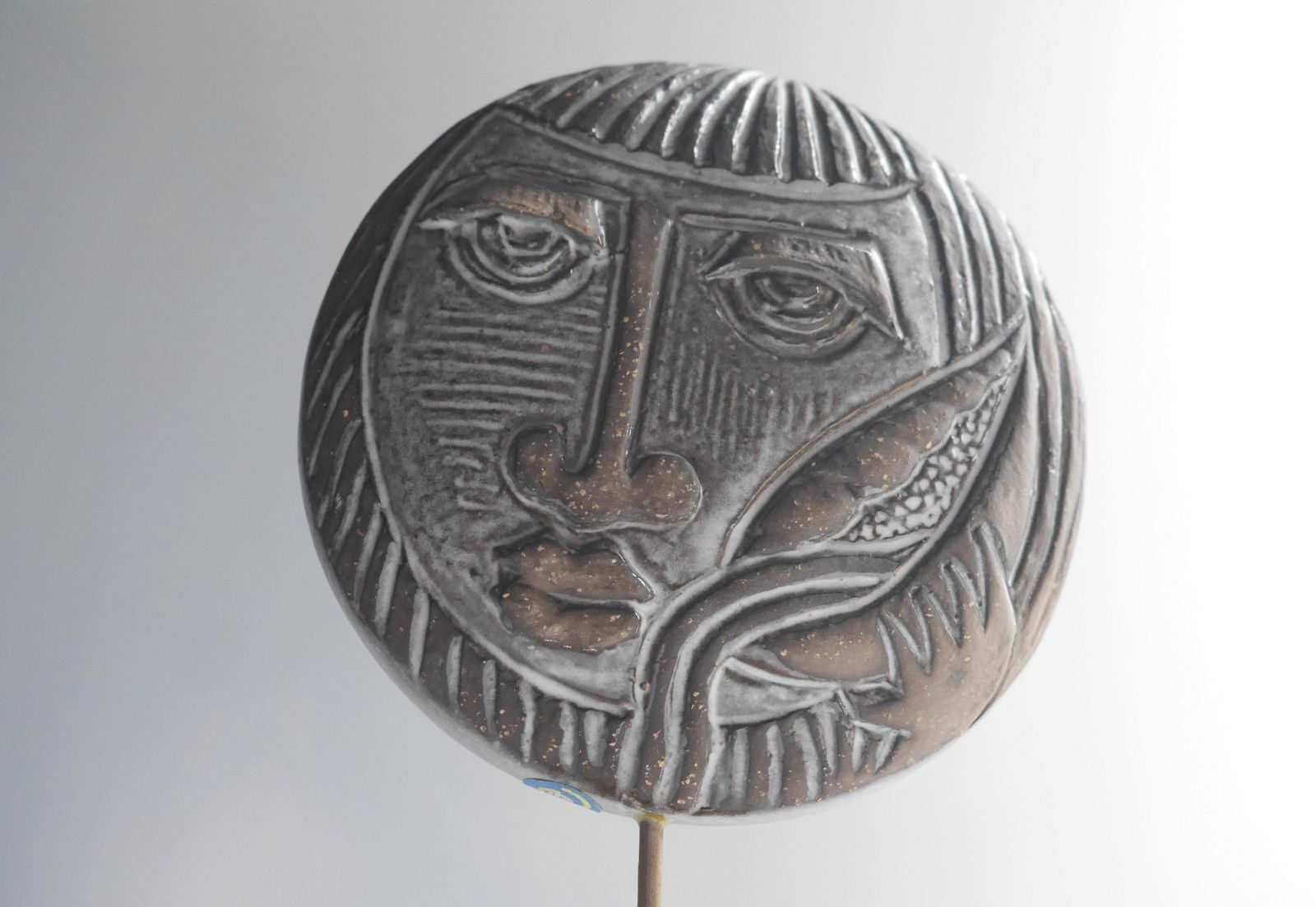 Statue Known As "The Zodiac" By Lars Bergsten For Upsala Ekeby, Sweden, 1960s photo vinterior