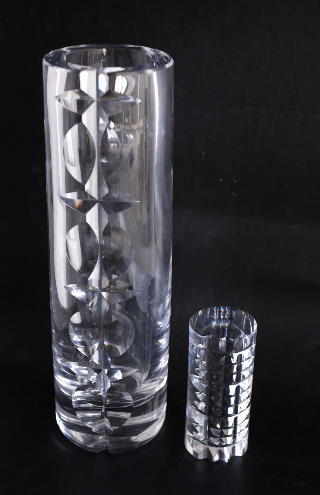 photo buy Mona Morales Crystal Hand Cut Decorative Art Vase And Art Object, Kosta, Sweden