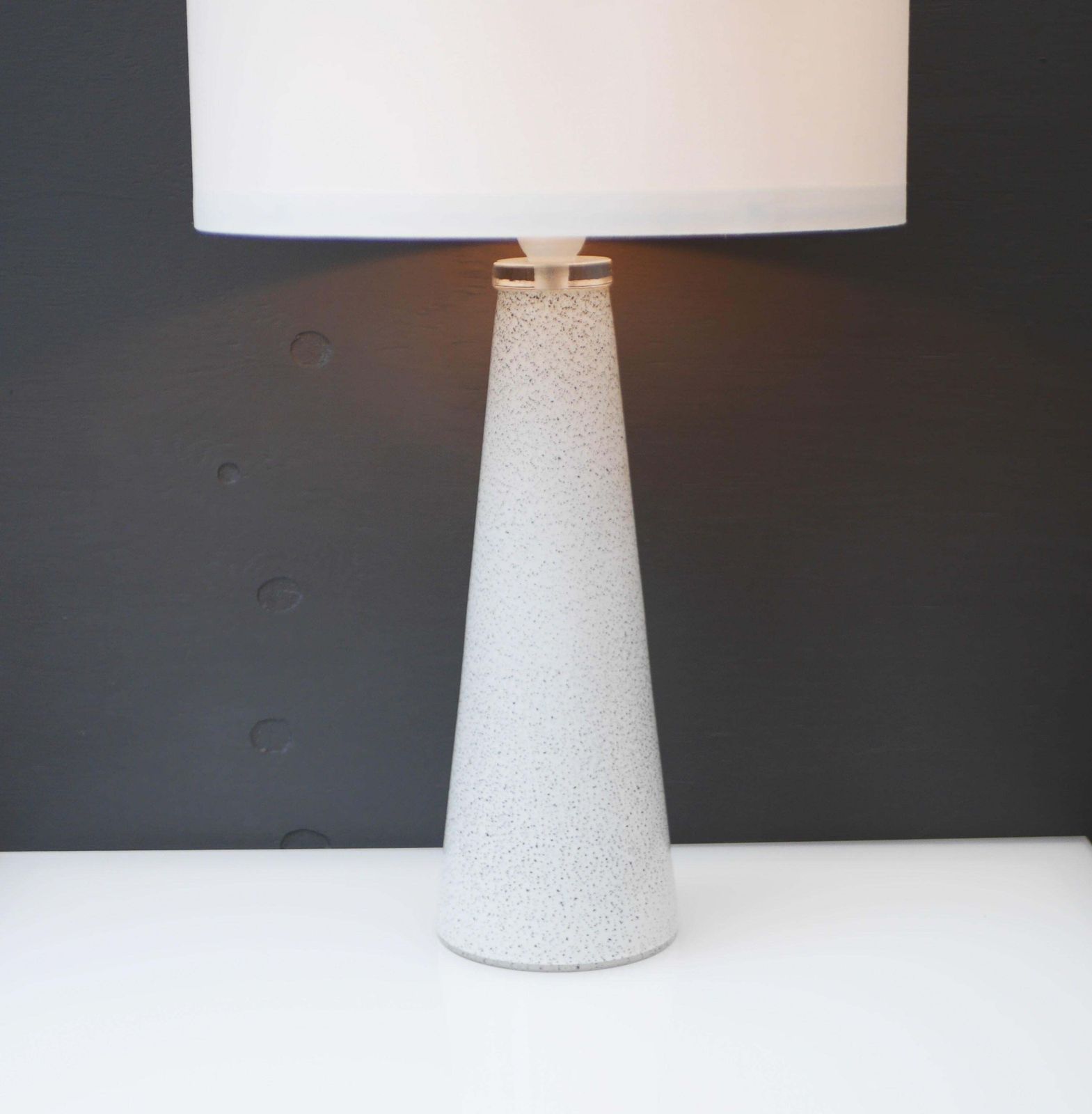 An Elegant Glass Art Table Lamp Made By Bengt Orup For Hyllinge Glasbruk, Sweden photo 815.0