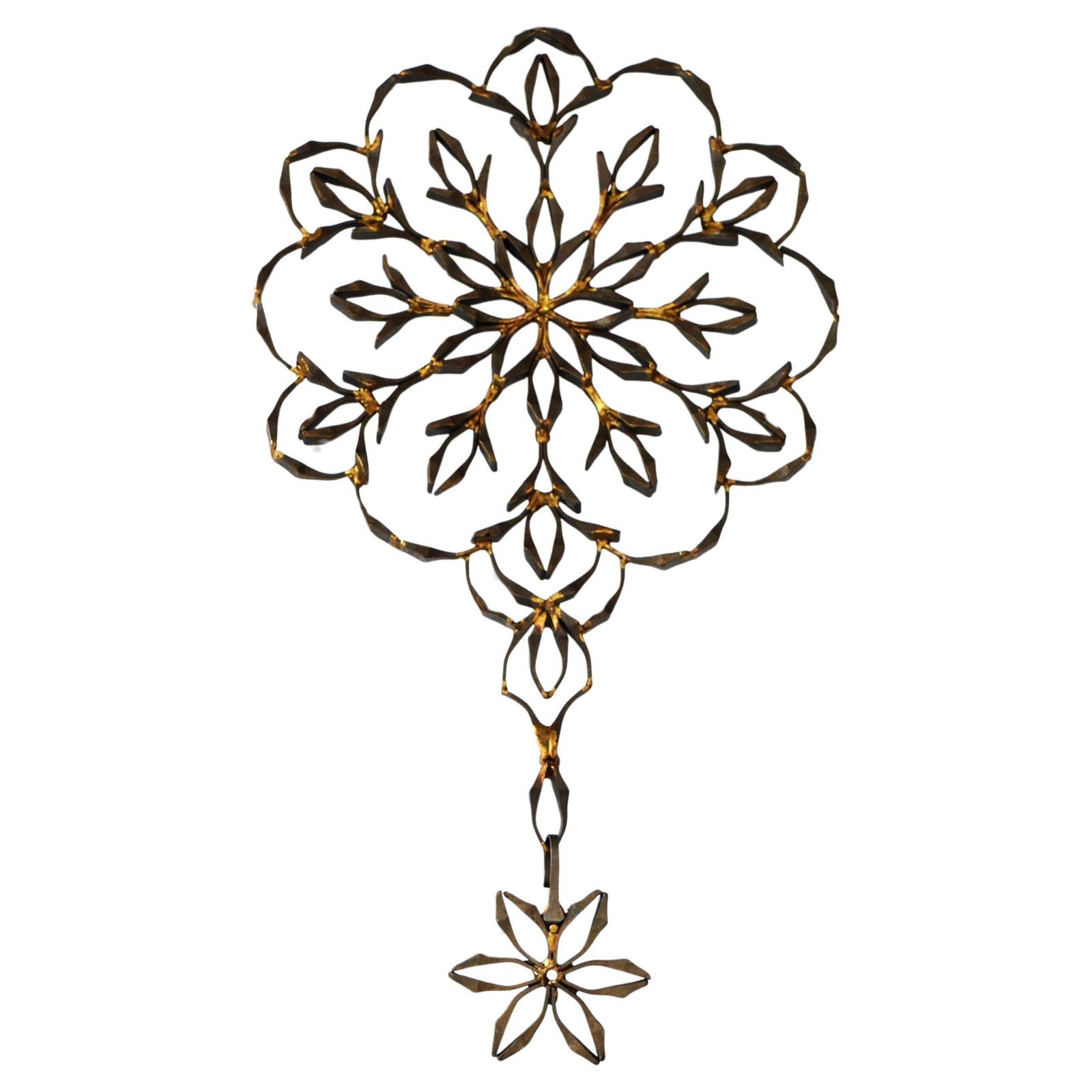 Mid Century Modern Window Decorative Metal Pendant