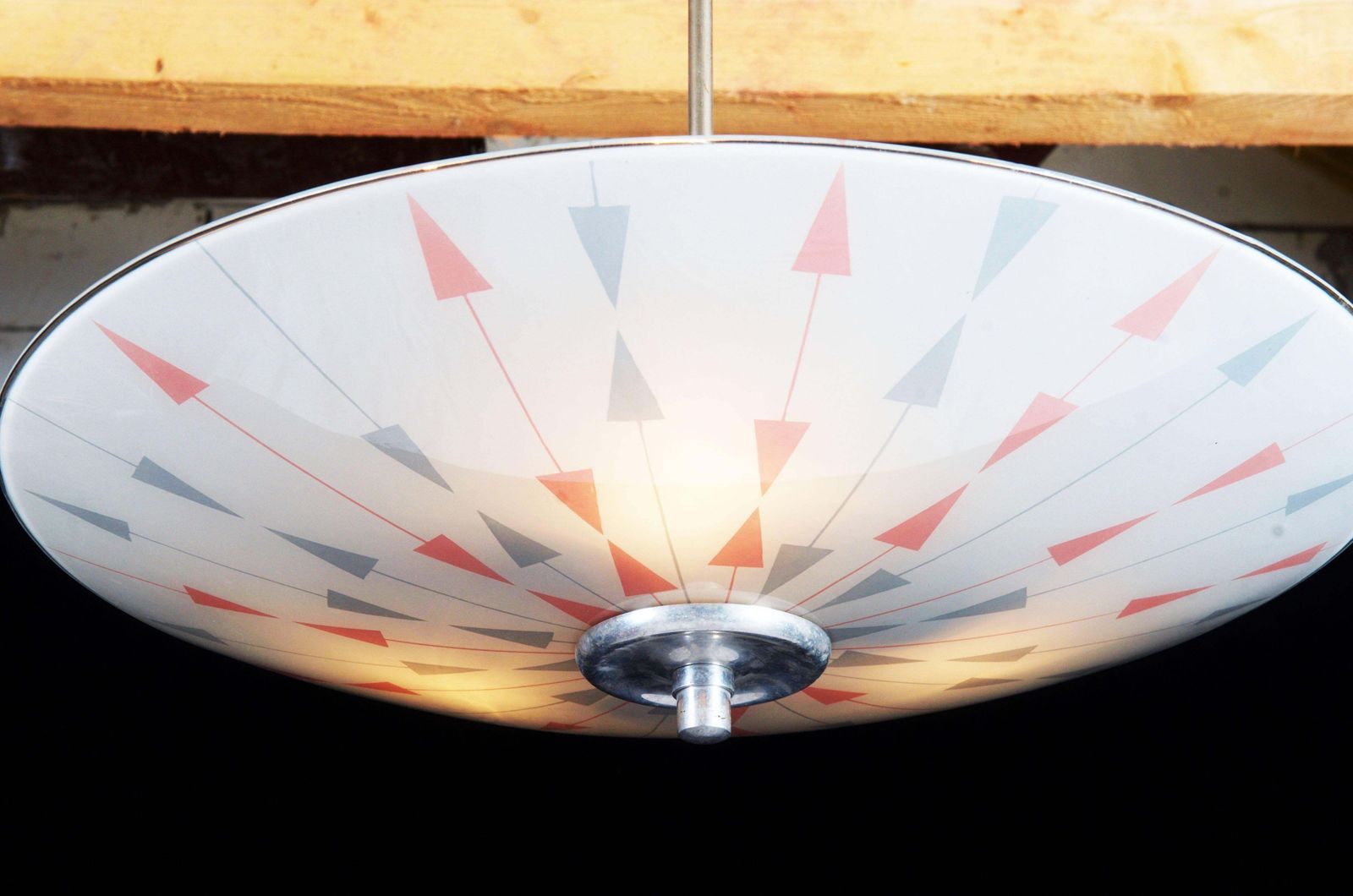 Czech Mid Century Pendant Lamp For Brussels World Expo, 1958 photo furniture